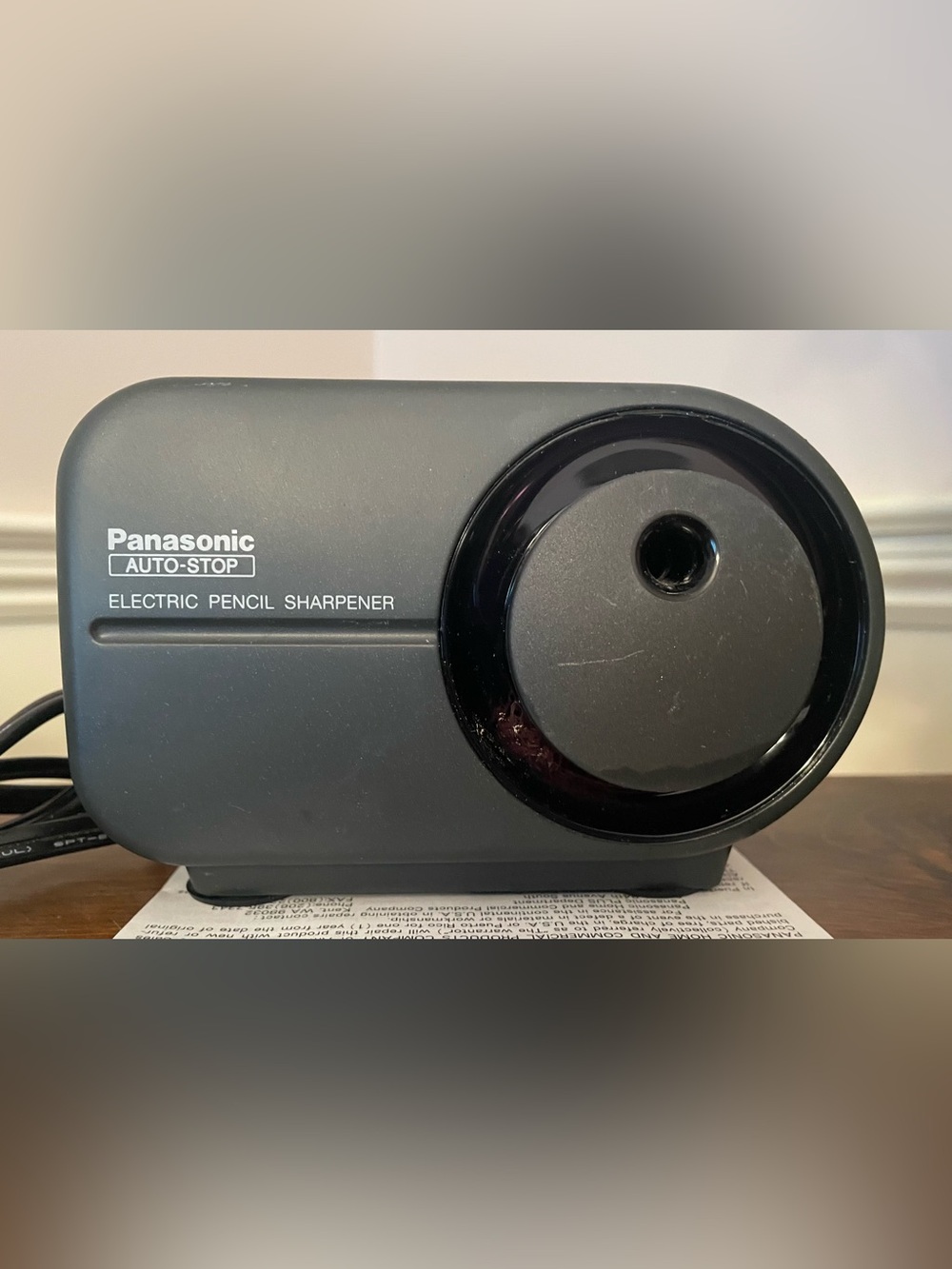 Panasonic KP-350 Electronic Pencil Sharpener w/ Auto-Stop + Suction Cup Base